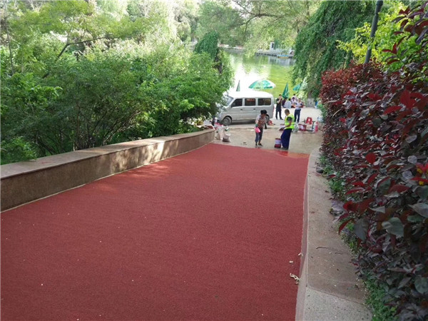 巴南彩色路面施工